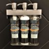 Hotel Soap Dispenser - 3/2/1 bottle - silver - The Snowy Mountains Soap Merchant