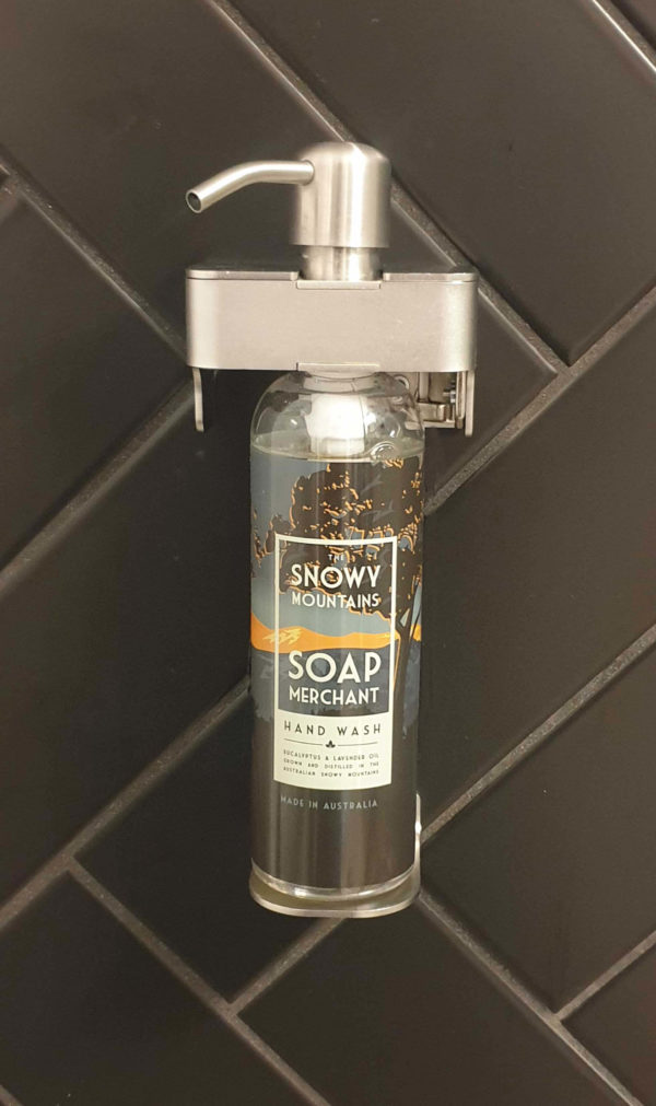 Hotel Soap Dispenser - 3/2/1 bottle - silver - The Snowy Mountains Soap Merchant - Image 4